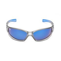Flying Fisherman AcuTint Sunglasses Unisex Gray Blue Frame Smoke Blue Mirror Lens Polarized