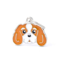 MyFamily Friends Orange Blenheim Cavalier King Metal Dog Pet Tags