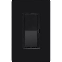 Lutron Diva Black 600 W 3-Way Dimmer Switch 1 pk