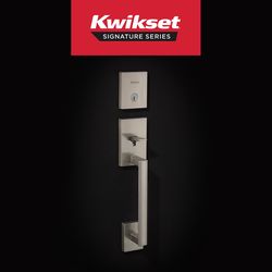 Kwikset San Clemente SmartKey Satin Nickel Handleset