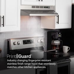 Broan-NuTone 24 in. W Silver Range Hood