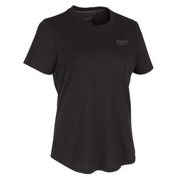 Milwaukee Freeflex M Short Sleeve Women's Round Neck Black Hybird Tee Shirt
