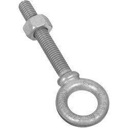 National Hardware 1/2 in. X 3-1/4 in. L Hot Dipped Galvanized Steel Eyebolt Nut Included