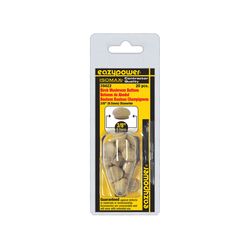 Eazypower Isomax Mushroom Birch Head Plug 3/8 in. D 20 pk