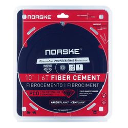 Norske 10 in. D X 5/8 in. Polycrystalline Diamond Fiber Cement Blade 6 teeth 1 pk