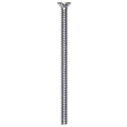 HILLMAN No. 10-24 Ga. X 3 in. L Phillips Flat Head Zinc-Plated Steel Machine Screws 100 pk