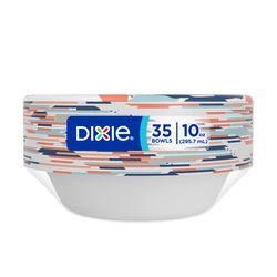 Dixie 10 oz Multicolored Paper FLOWERS BLOOM Bowl 9-1/4 in. D 35 pk