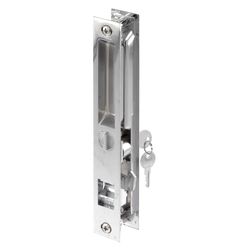 Prime-Line Chrome Metal Indoor and Outdoor Patio Door Handle Set