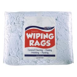 EBCO Cotton Wiping Rags 18 in. W X 18 in. L 8 lb