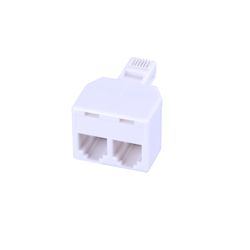 Monster Just Hook It Up White Modular Duplex Adapter