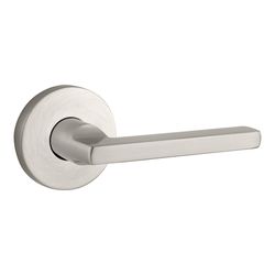 Baldwin Reserve Square Lever Satin Nickel Privacy Lever