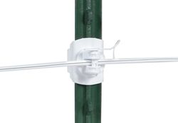 Gallagher T-Post Pin-Lock Insulator White