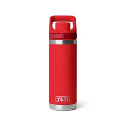 YETI Rambler 18 oz Rescue Red BPA Free Bottle with Flip Chug Cap