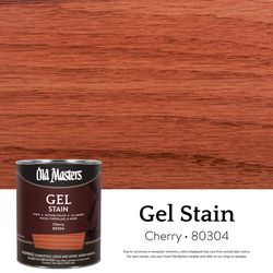 Old Masters Semi-Transparent Cherry Oil-Based Alkyd Gel Stain 1 qt