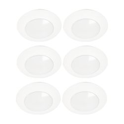 Halo White 6 in. W Aluminum LED Recessed Light Trim 15.7 W