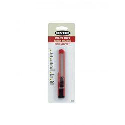 Hyde 8.25 in. Retractable Utility Knife Red 1 pk