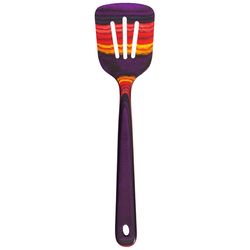 Totally Bamboo Baltique Multicolored Birch Wood Slotted Spatula