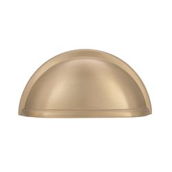 Amerock Cup Pull Collection Traditional Cup Cabinet Cup Pull 3 in. Golden Champagne Gold 1 pk