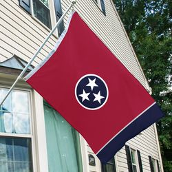 Valley Forge Tennessee State Flag 0 in. H X 3 ft. W X 5 ft. L