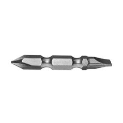 Century Drill & Tool Phillips/Slotted #1/#6-8 X 2 in. L Double-Ended Screwdriver Bit S2 Tool Steel 1