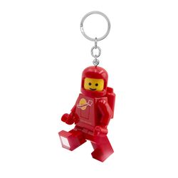 LEGO Minifigures Plastic Red Spaceman Keychain w/LED Light