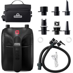 Retrospec Breeze Plus Polycarbonate Black Electric Pump with Battery