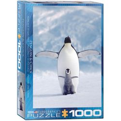 Eurographics Penguin & Chick Jigsaw Puzzles Multicolored 1000 pc