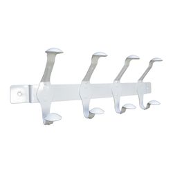 FENIX SmartHook 18 in. L Powder Coated White Steel Contemporary Hook Rack 45 lb. cap. 1 pk