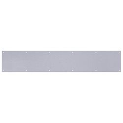 Tell 6 in. H X 34 in. L Satin Stainless Steel Kickplate