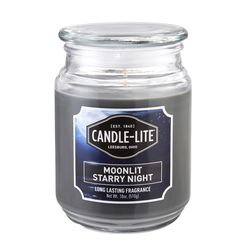 Candle Lite Black Lavender, Oakmoss, Zesty Citrus Scent Candle 18 oz