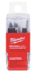Milwaukee Switchblade Hardened Steel Wood Chiseling Replacement Switchblade 1-1/2 in. L 10 pc