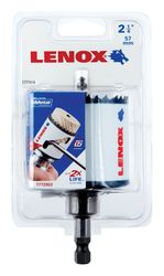 LENOX Speed Slot 2-1/4 in. Bi-Metal 1.5 in. L Hole Saw Arbor Included