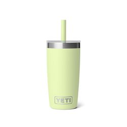 YETI Rambler Jr. 10 oz Grasshopper BPA Free Kids Cups with Silicone Straw