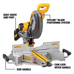 DeWalt 15 amps 12 in. Corded Dual-Bevel Sliding Compound Miter Saw