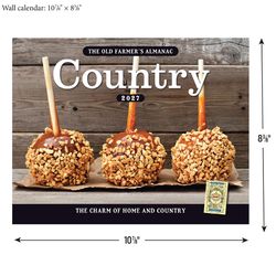 The Old Farmer's Almanac Yankee Publishing Country Calendar 2027 Calendar