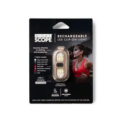 Night Scope 200 lm Assorted LED Rechargeable Clip Light