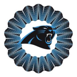 Spinfinity Designs Stainless Steel 12 in. Carolina Panthers Wind Spinner