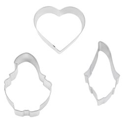 R&M International Silver Steel Cookie Cutter
