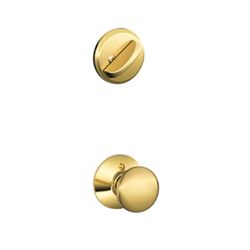Schlage Plymouth Bright Brass Handleset