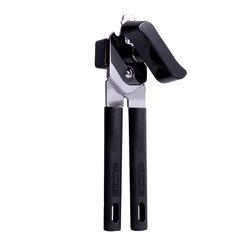 Linden Sweden Black/Silver Plastic/Stainless Steel Manual Can Opener