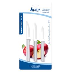 Rada Cutlery Blister Packaging Stainless Steel Paring Knife Set 6 pc