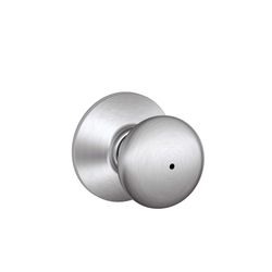 Schlage Plymouth Satin Chrome Privacy Knob