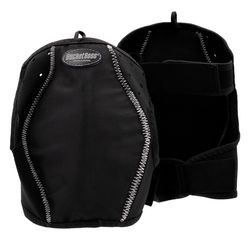 Bucket Boss 6 in. L X 3 in. W Polyester Flooring Knee Pads Black