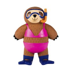 Pet Shop by Fringe Studio For Dog Brown Latex Eat Sleep Snorkel Dog Toy 1 pk