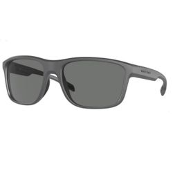 Native Gorge Sunglasses Unisex Matte Gray Frame Gray Lens Polarized Blue Light Blocking
