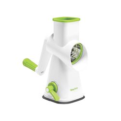 Starfrit White/Green ABS Plastic/Stainless Steel Drum Grater