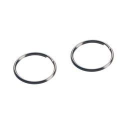 HILLMAN Tempered Steel Silver Split Rings/Cable Rings Key Ring