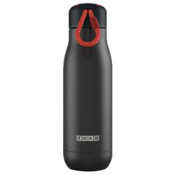 Zoku 18 oz Black BPA Free Vacuum Insulated Bottle