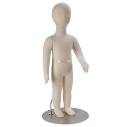 Tripar 25.6 in. H X 11.8 in. L Cotton Cream Metal Infant Body Form