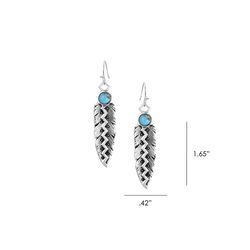 Montana Silversmiths Women's Wild Lightning American Made Earrings